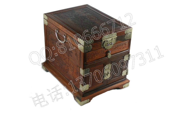 三童獻壽梳妝盒、收納盒