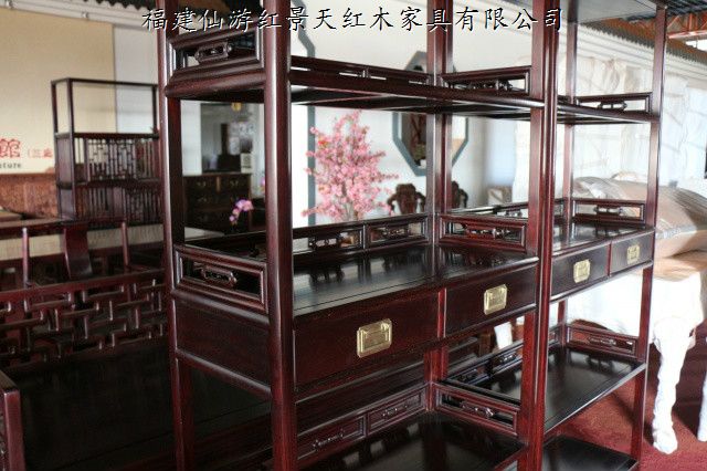 贊比亞血檀書架